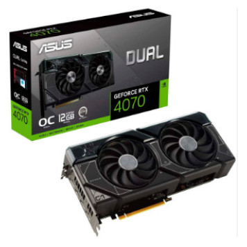 Видеокарта ASUS GeForce RTX 4070 Dual OC Edition [DUAL-RTX4070-O12G]